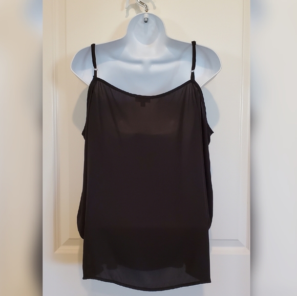 Black Cold Shoulder Top - Picture 3 of 6